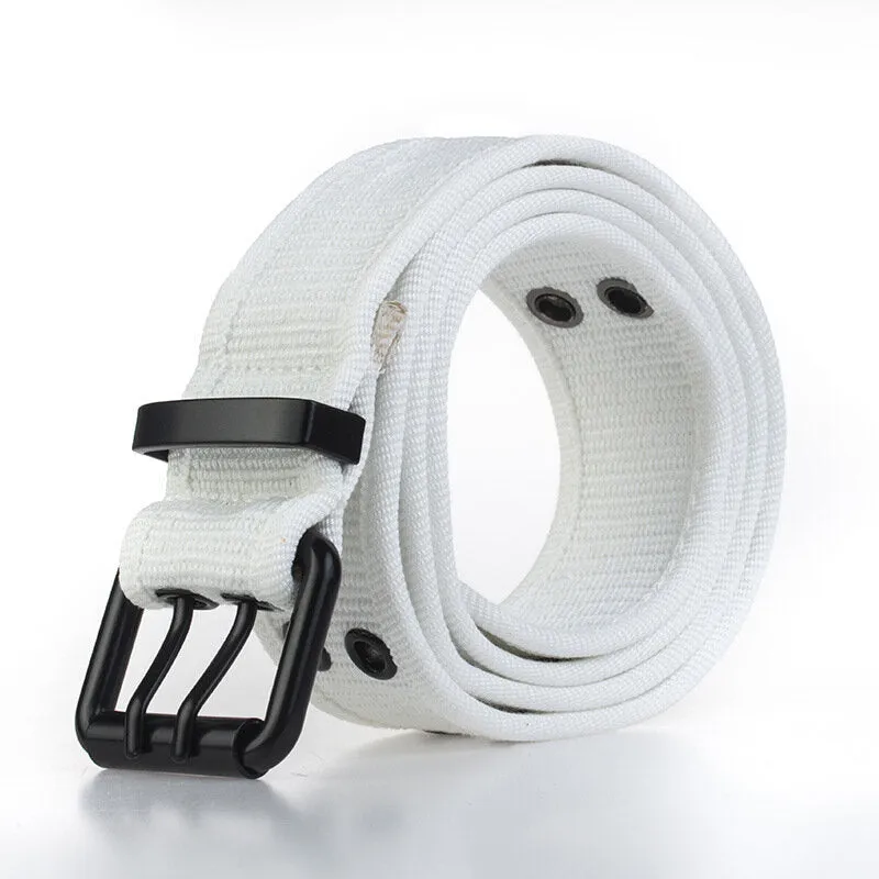 110cm x 3.8cm AWMN Tactical Belt Adjustable Waist Belts Camping Hunting Lightweight Nylon Waistband