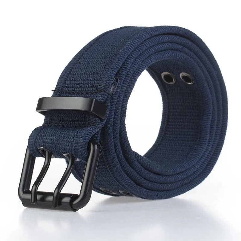 110cm x 3.8cm AWMN Tactical Belt Adjustable Waist Belts Camping Hunting Lightweight Nylon Waistband