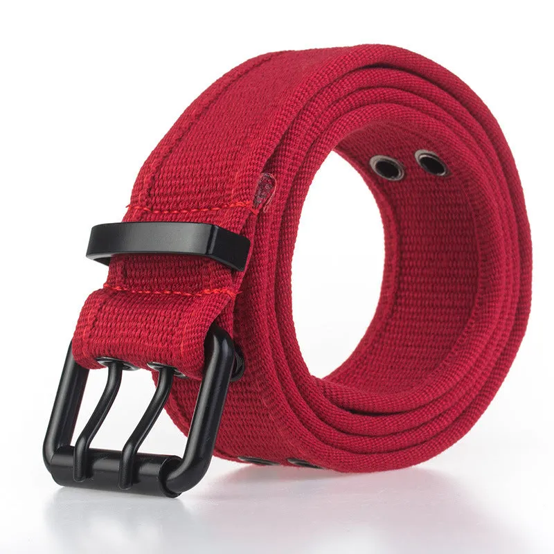 110cm x 3.8cm AWMN Tactical Belt Adjustable Waist Belts Camping Hunting Lightweight Nylon Waistband