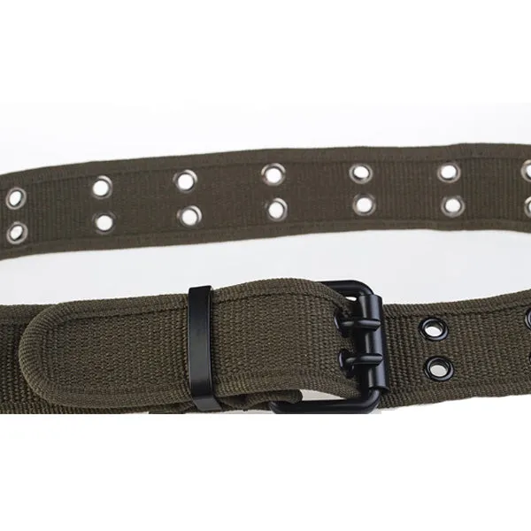 110cm x 3.8cm AWMN Tactical Belt Adjustable Waist Belts Camping Hunting Lightweight Nylon Waistband