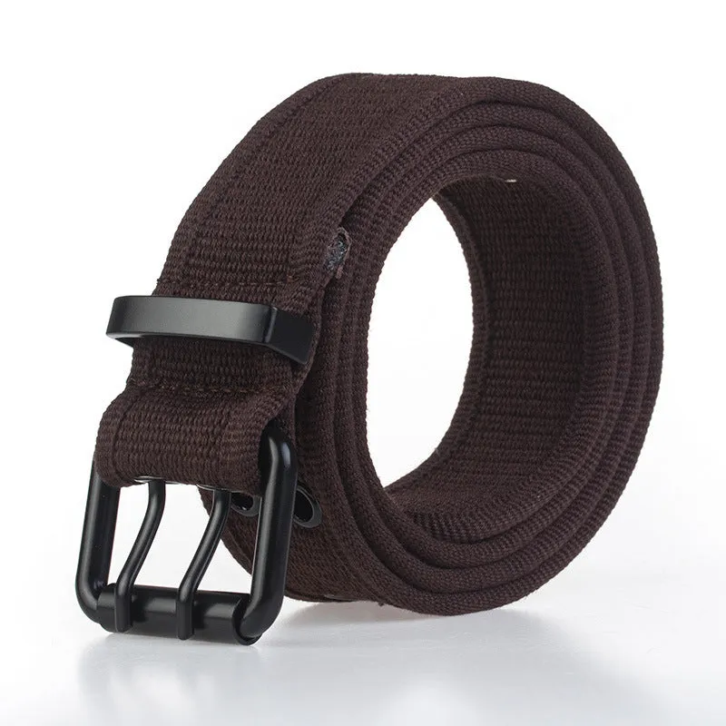 110cm x 3.8cm AWMN Tactical Belt Adjustable Waist Belts Camping Hunting Lightweight Nylon Waistband