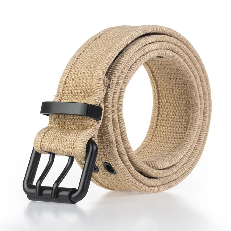 110cm x 3.8cm AWMN Tactical Belt Adjustable Waist Belts Camping Hunting Lightweight Nylon Waistband