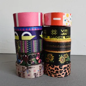 12 Colors Printed Webbing Ribbon Luggage Belt Strap Rope