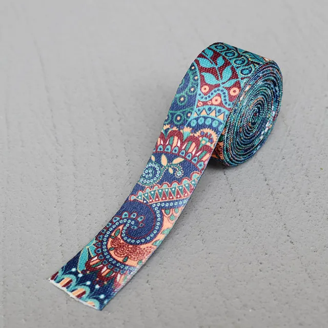 12 Colors Printed Webbing Ribbon Luggage Belt Strap Rope