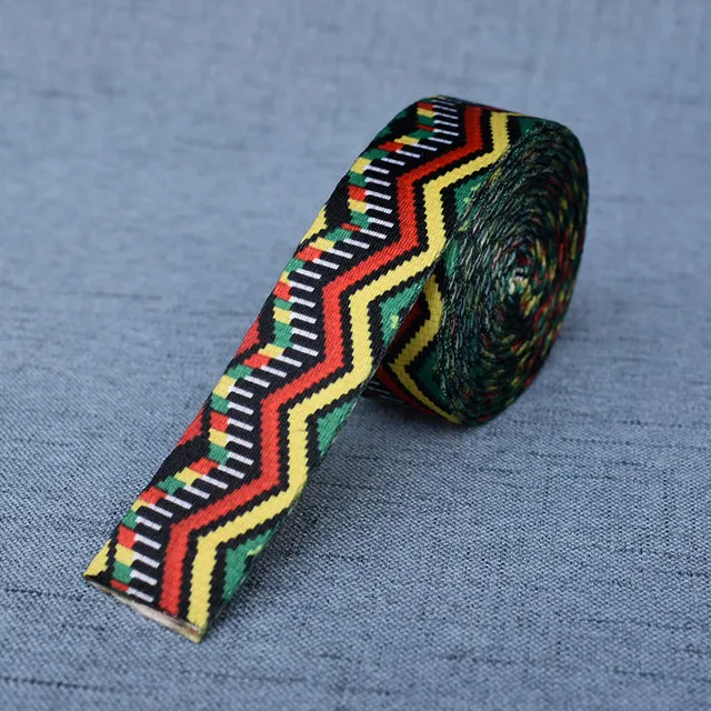 12 Colors Printed Webbing Ribbon Luggage Belt Strap Rope