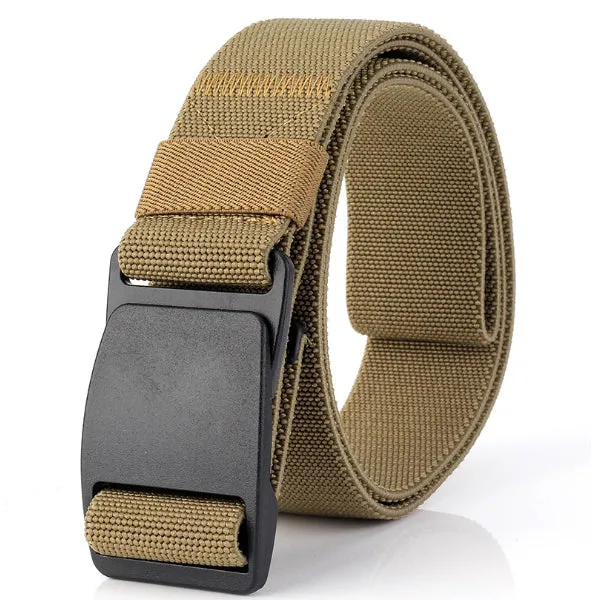 125cm x 3.8cm ENNIU TB55 Thick Canvas Belt Camping Hunting Fishing Tactical Belt Leisure Belt