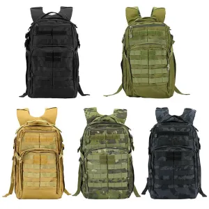 25L Tactical Camouflage Hiking Backpack, Outdoor Camping Travel Rucksack