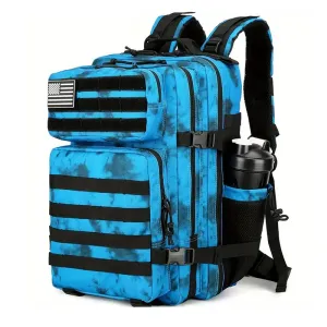 45L 3P Military Molle "Ice Blue Camouflage" Tactical Backpack