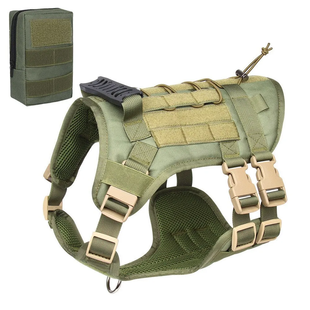 Adventure Paws: Tactical Dog Harness - Your Perfect Outdoor Training and Walking Companion for Medium and Large Dogs!
