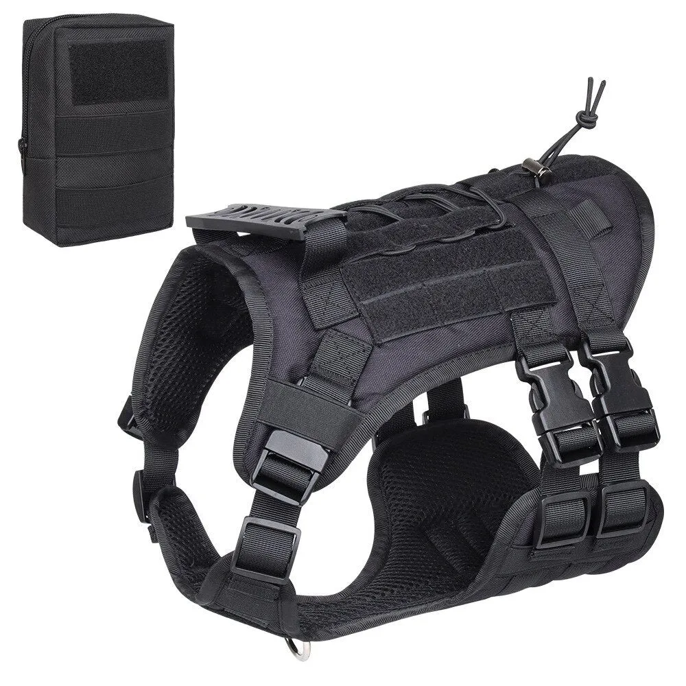 Adventure Paws: Tactical Dog Harness - Your Perfect Outdoor Training and Walking Companion for Medium and Large Dogs!