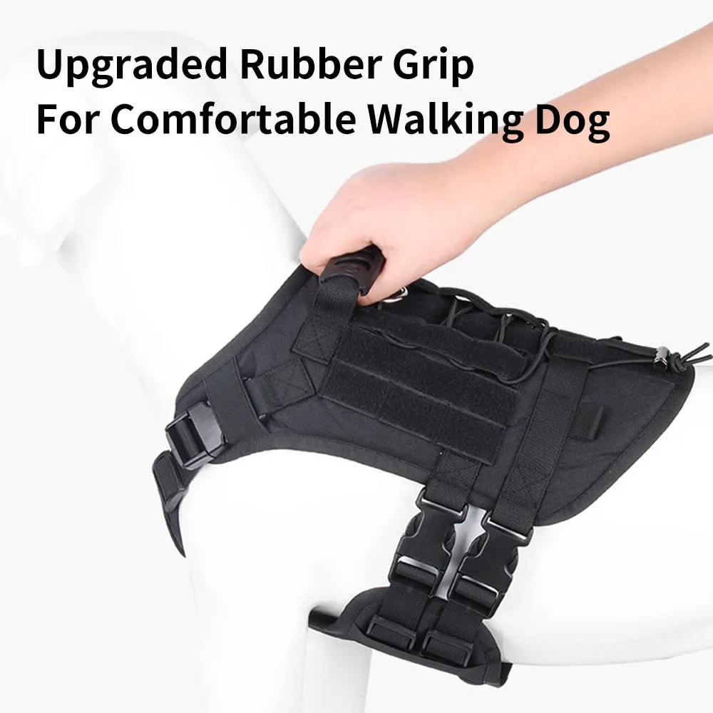 Adventure Paws: Tactical Dog Harness - Your Perfect Outdoor Training and Walking Companion for Medium and Large Dogs!