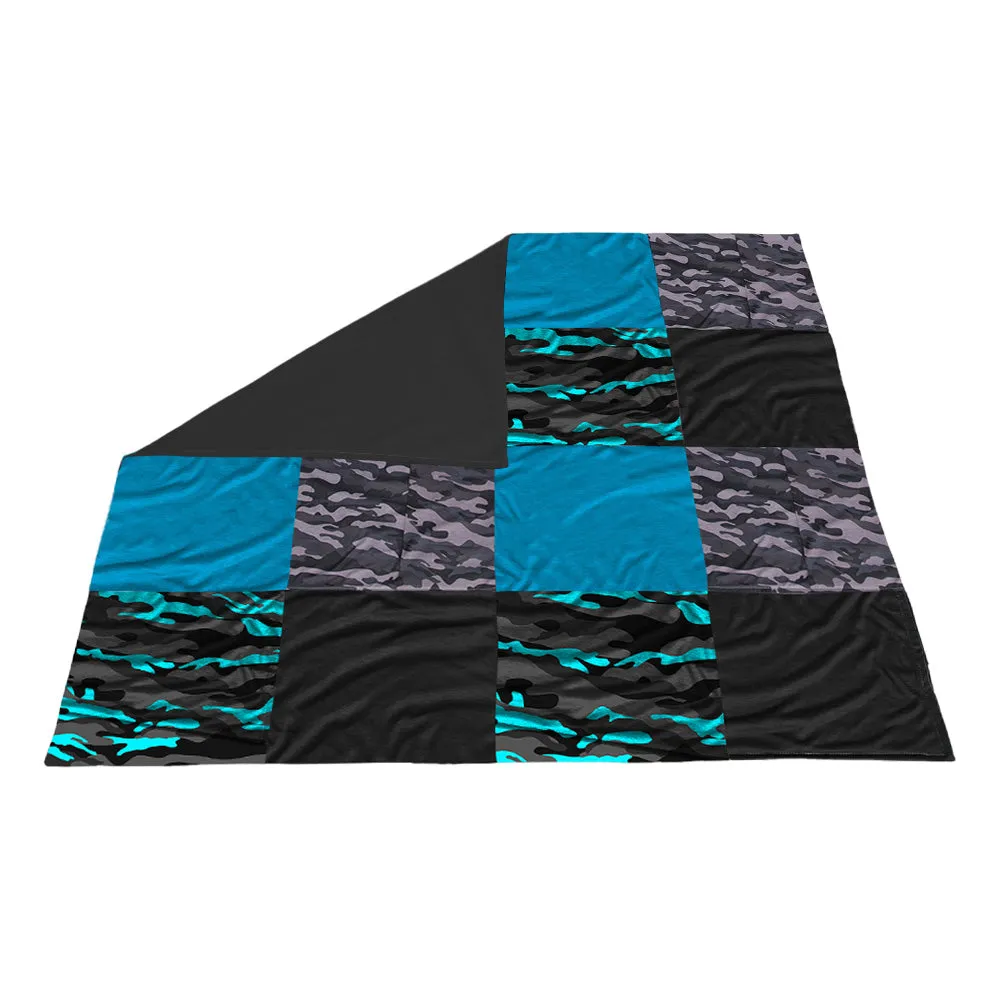Adventure Shield Fleece Blanket | Military Camo