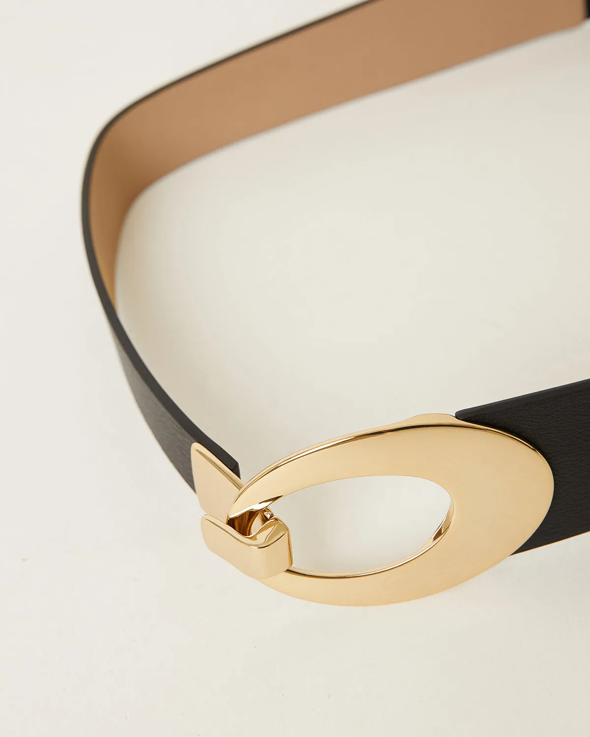 B-Low the Belt Alice Leather Belt in Black Gold