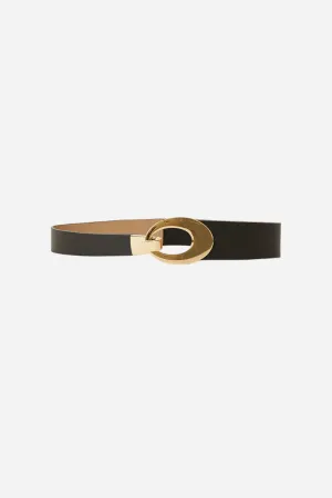 B-Low the Belt Alice Leather Belt in Black Gold