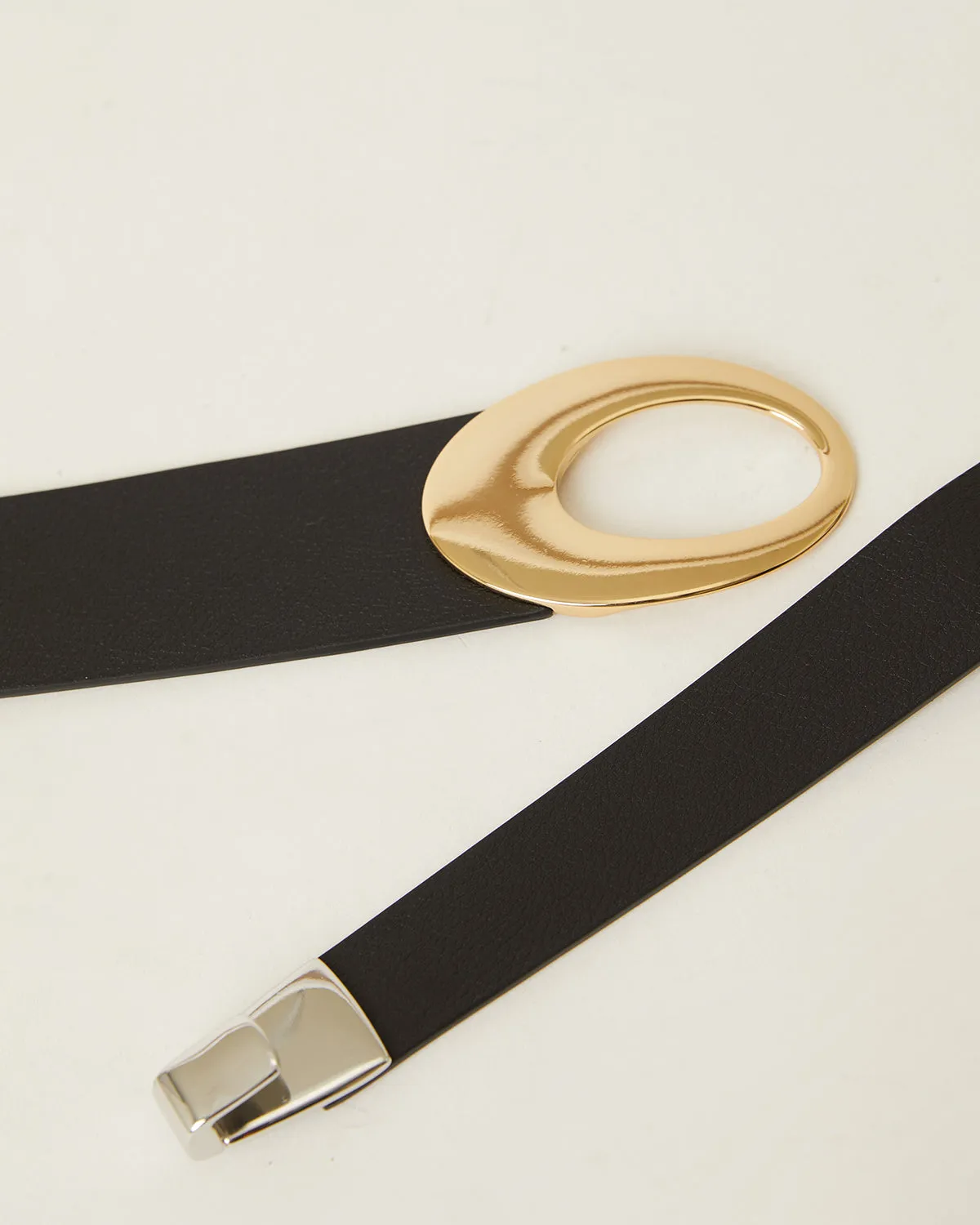 B-Low the Belt Alice Leather Belt in Black Gold