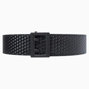 Basket Weave Duty Ratchet Belt, Black Duty Buckle, 2.25" [57mm]