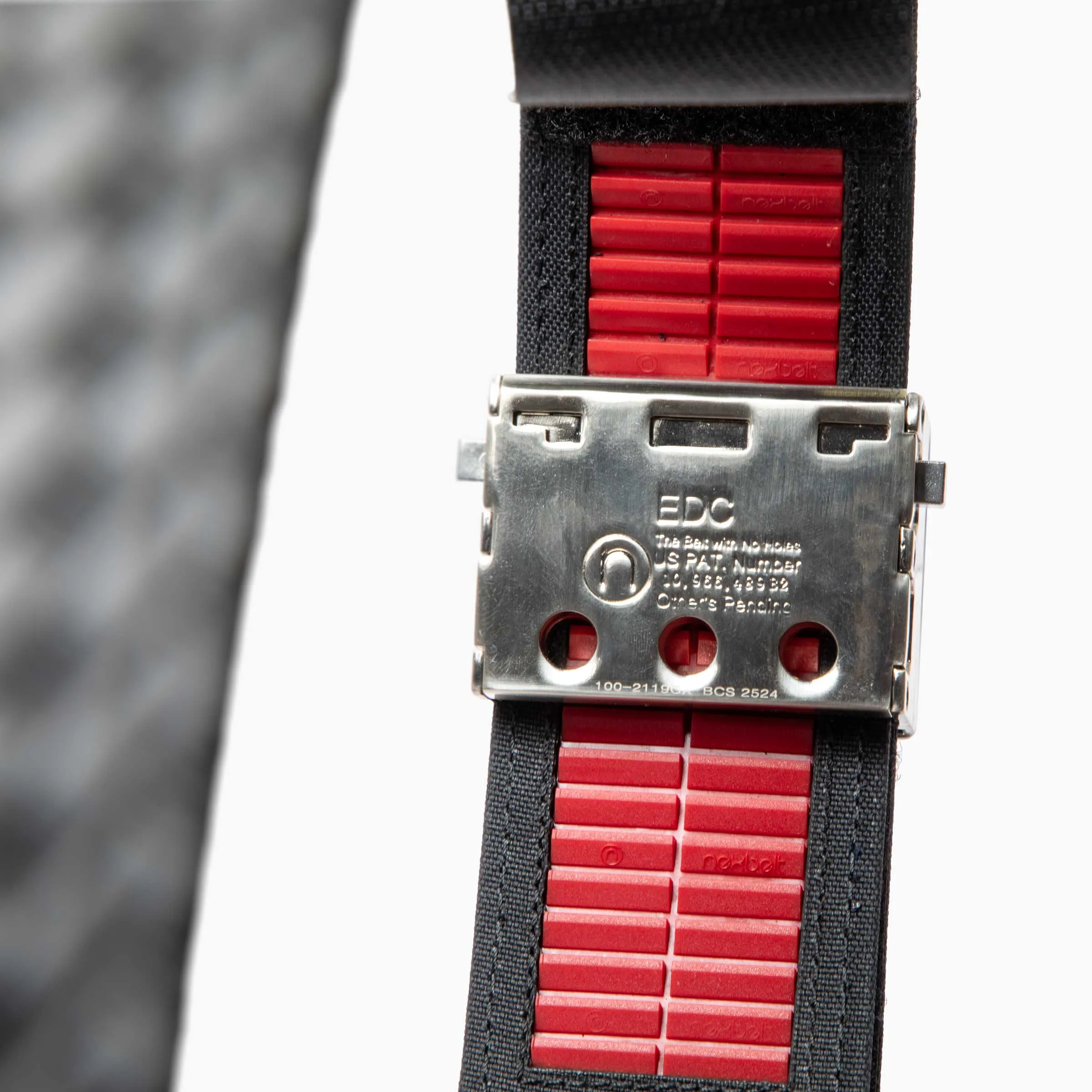 Basket Weave Duty Ratchet Belt, Nickel Buckle, 2.25" [57mm]