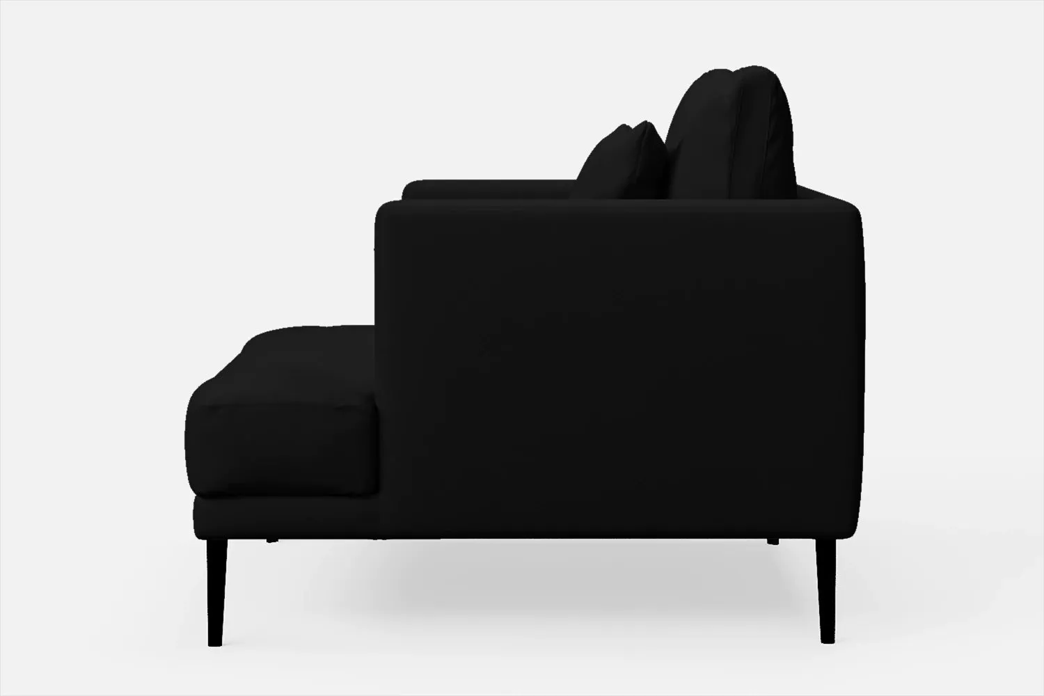 Bisceglie Armchair Black Leather