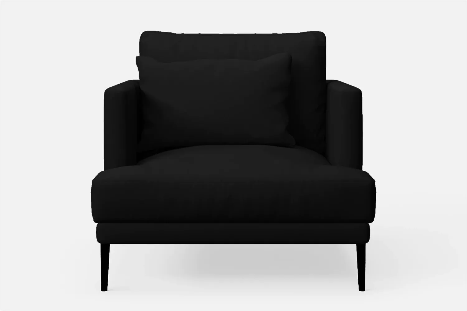 Bisceglie Armchair Black Leather