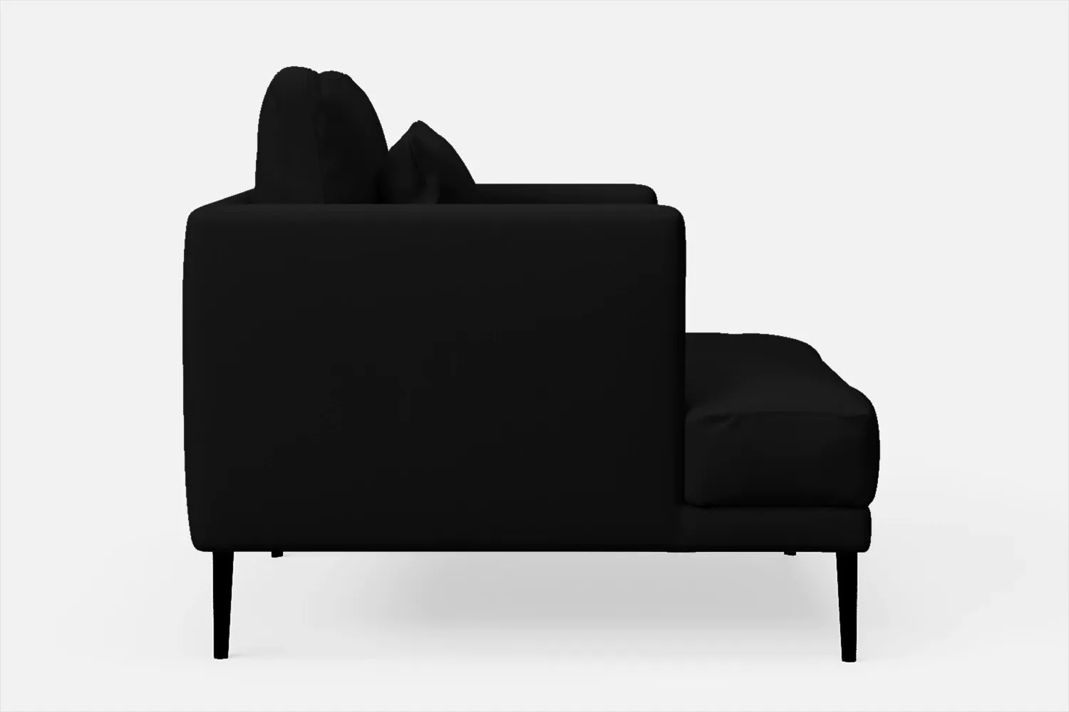 Bisceglie Armchair Black Leather