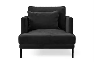Bisceglie Armchair Black Velvet