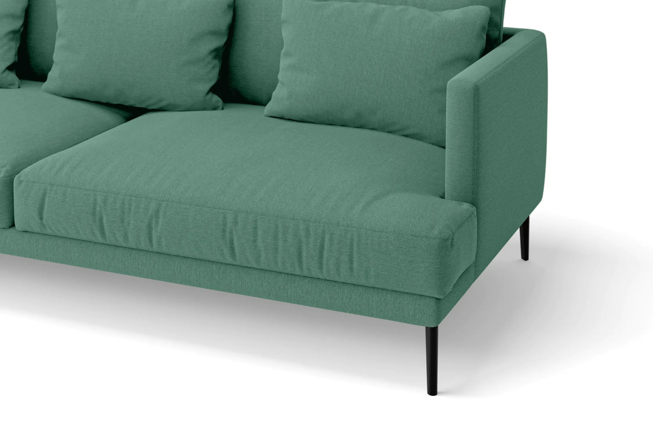 Bisceglie Armchair Mint Green Linen Fabric