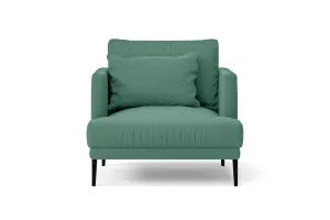 Bisceglie Armchair Mint Green Linen Fabric