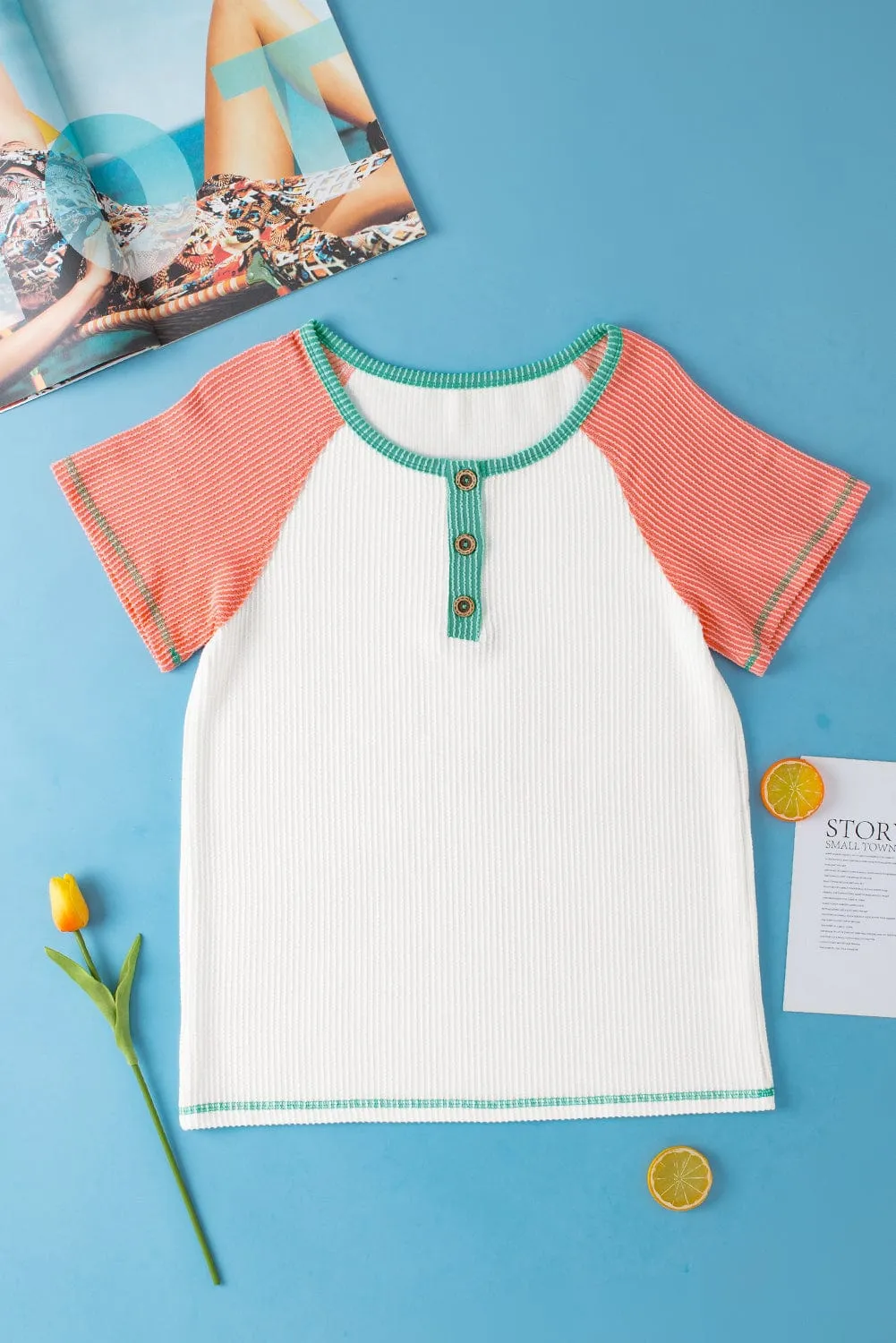 Bohemian Henley Top