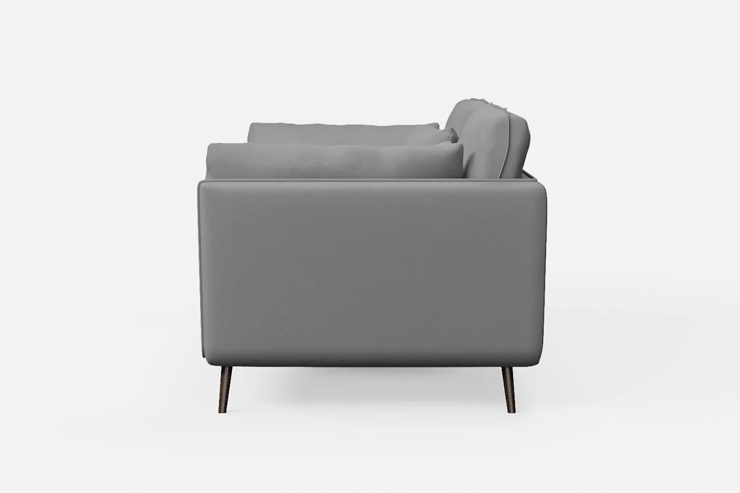 Bologna 2 Seater Sofa Grey Leather
