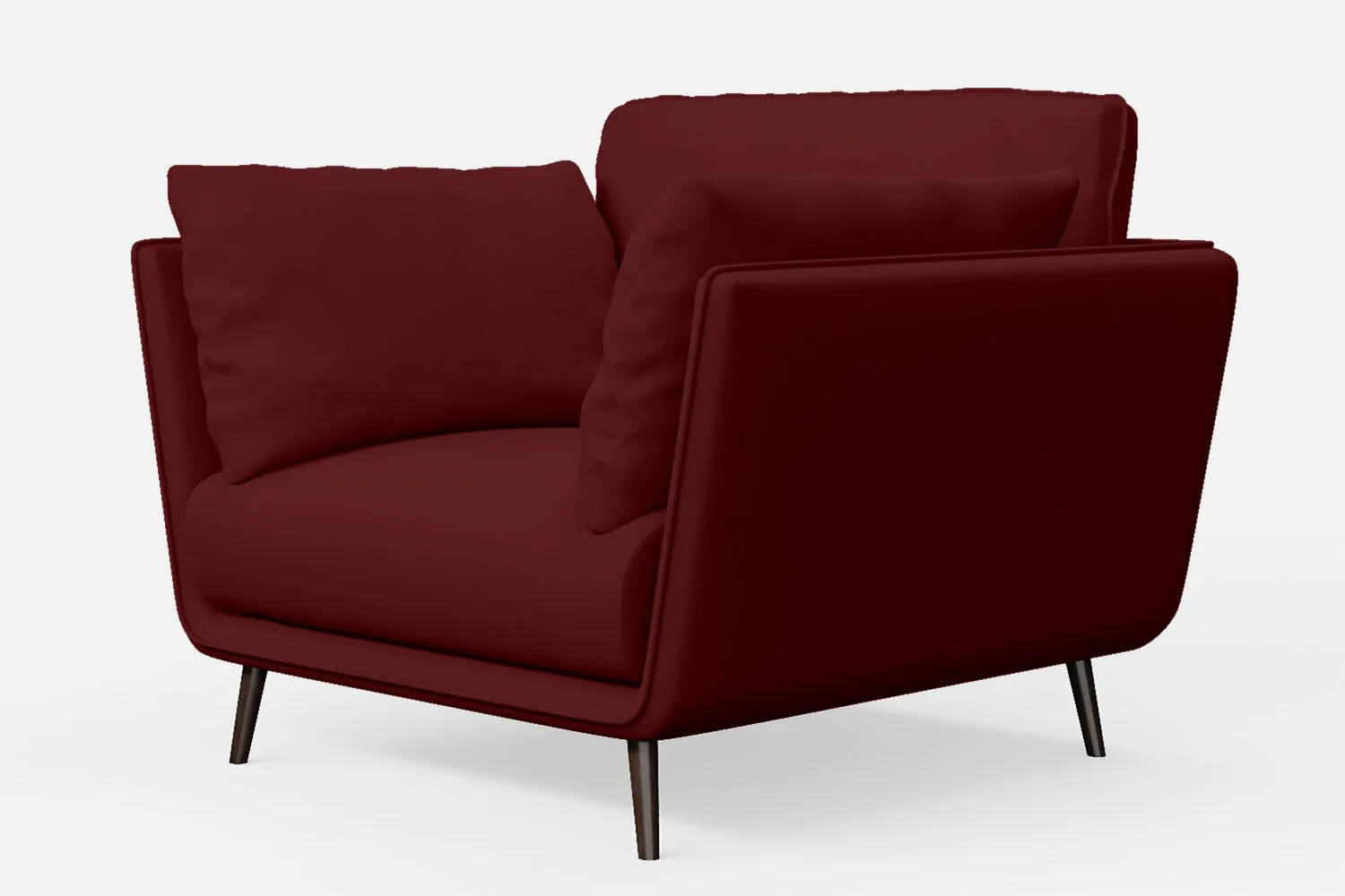 Bologna Armchair Red Leather