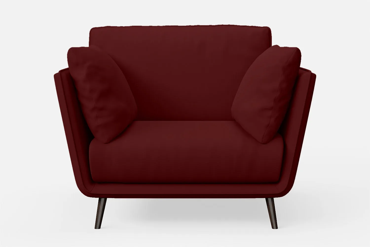 Bologna Armchair Red Leather