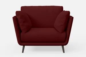 Bologna Armchair Red Leather