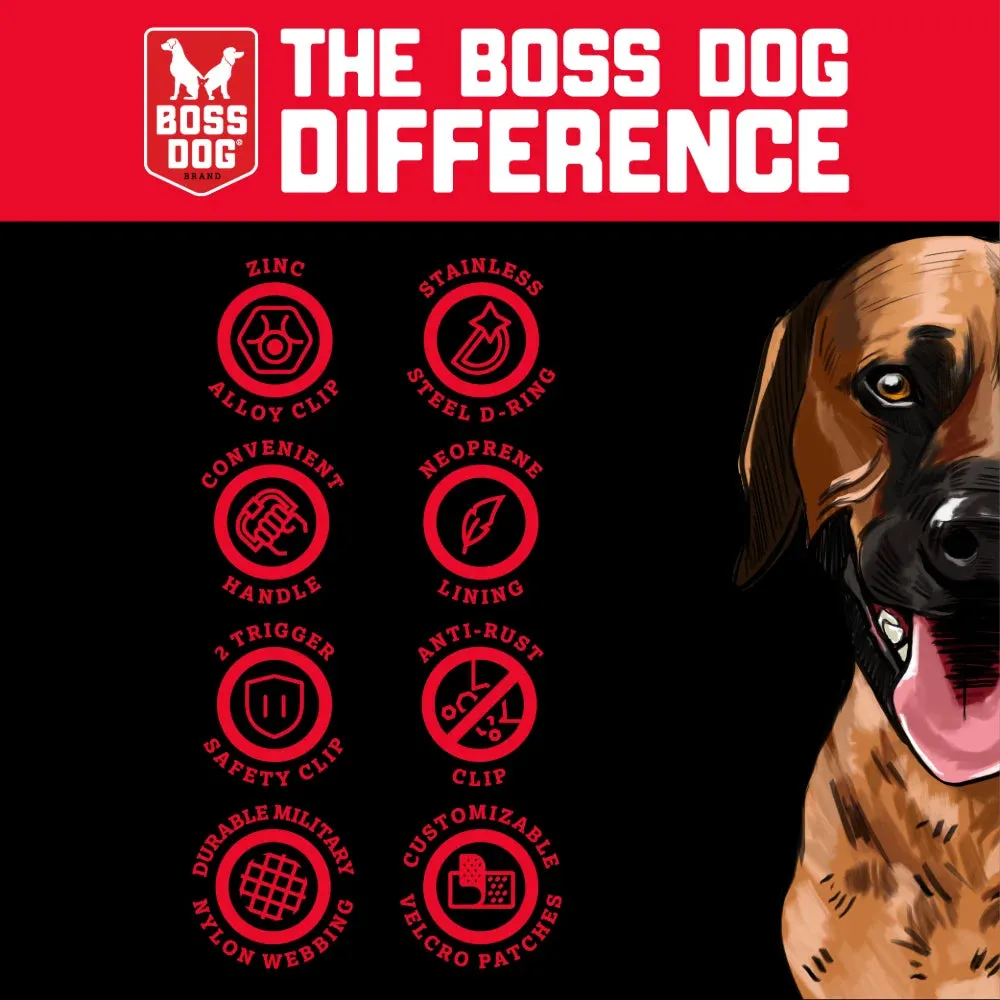 Boss Dog® Boss Tactical™ Camo Blue Leash 1" x 6ft