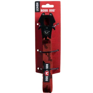Boss Dog Tactical Dog Leash 4' x 1.25" Camo Red