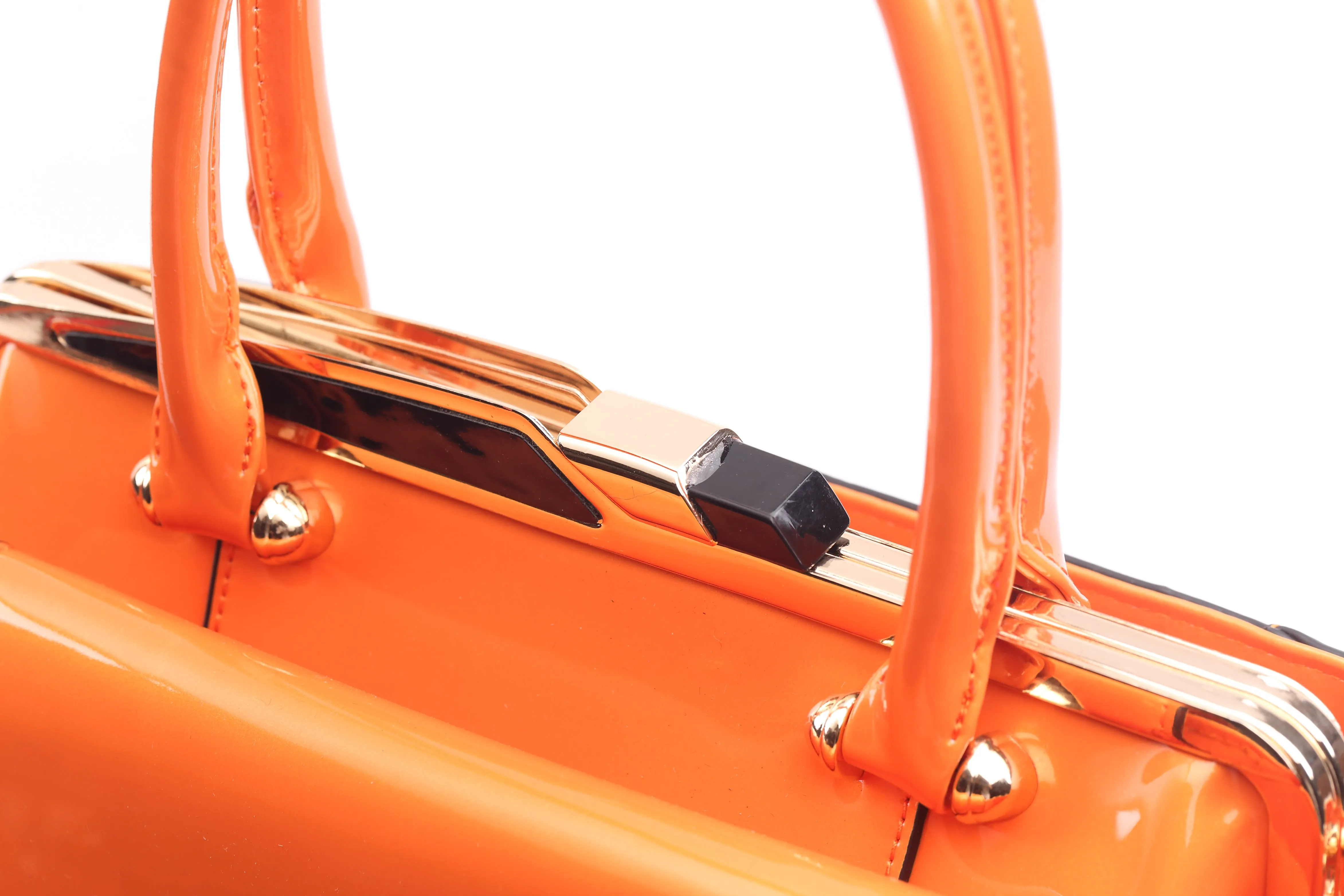 Brangio Sleek Metallic Handbag