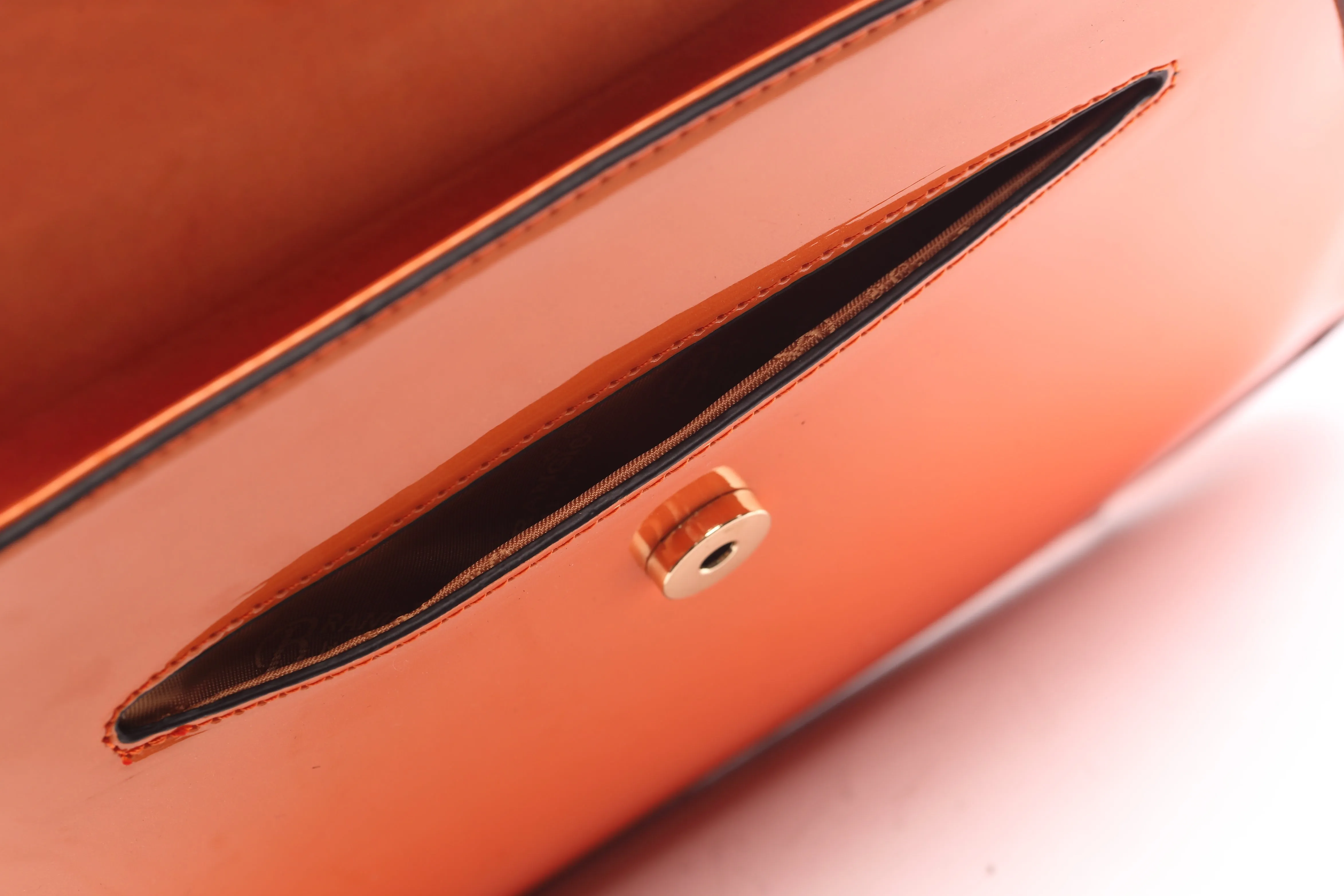 Brangio Sleek Metallic Handbag