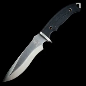 Bushcraft Knife Black G10