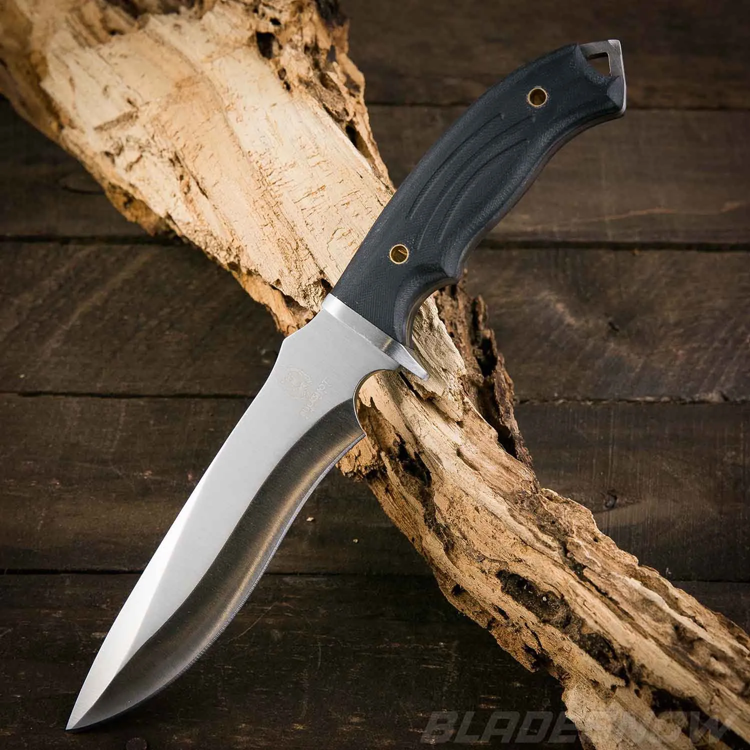 Bushcraft Knife Black G10