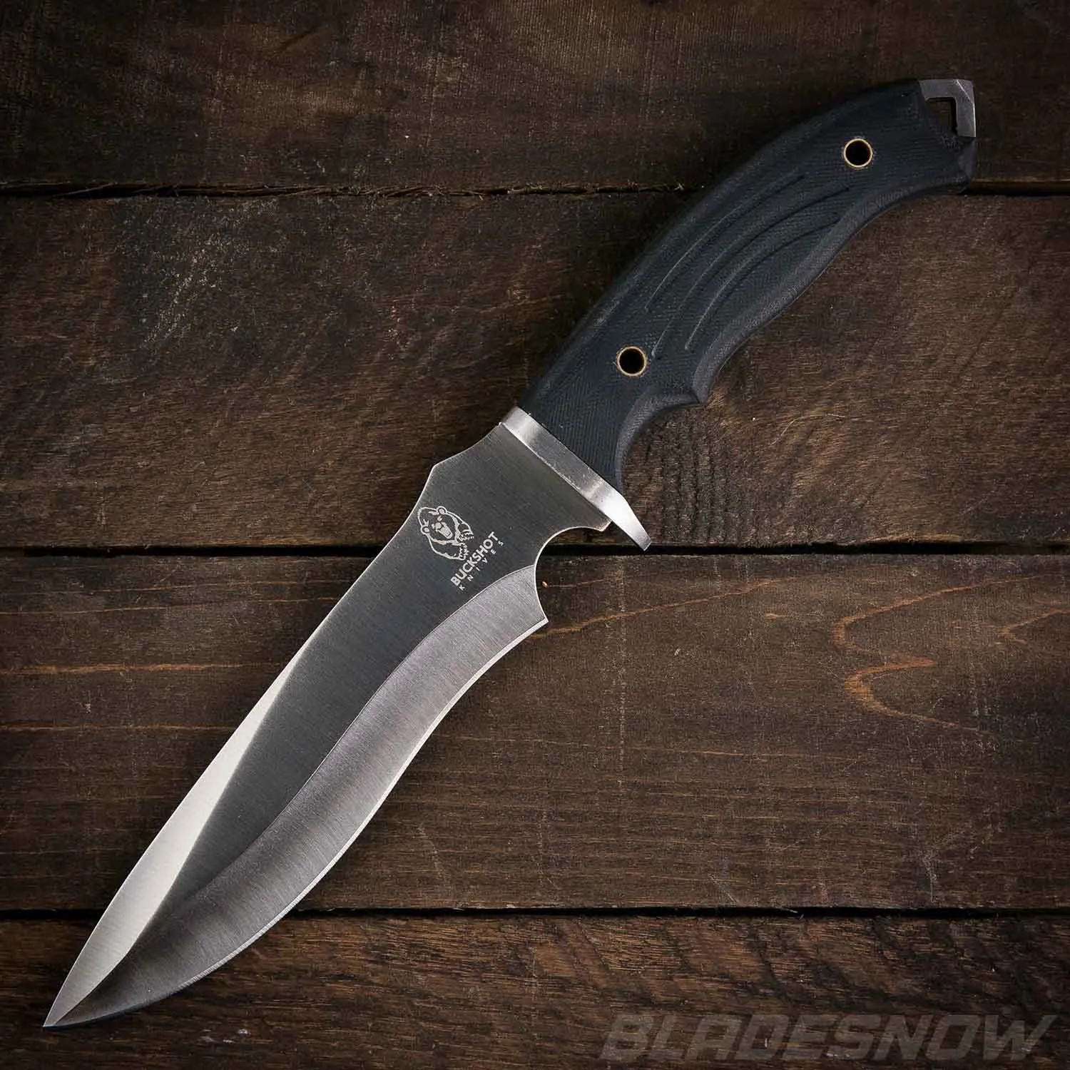Bushcraft Knife Black G10