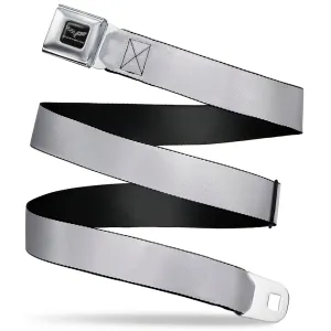 C6 Seatbelt Belt - Silver Webbing