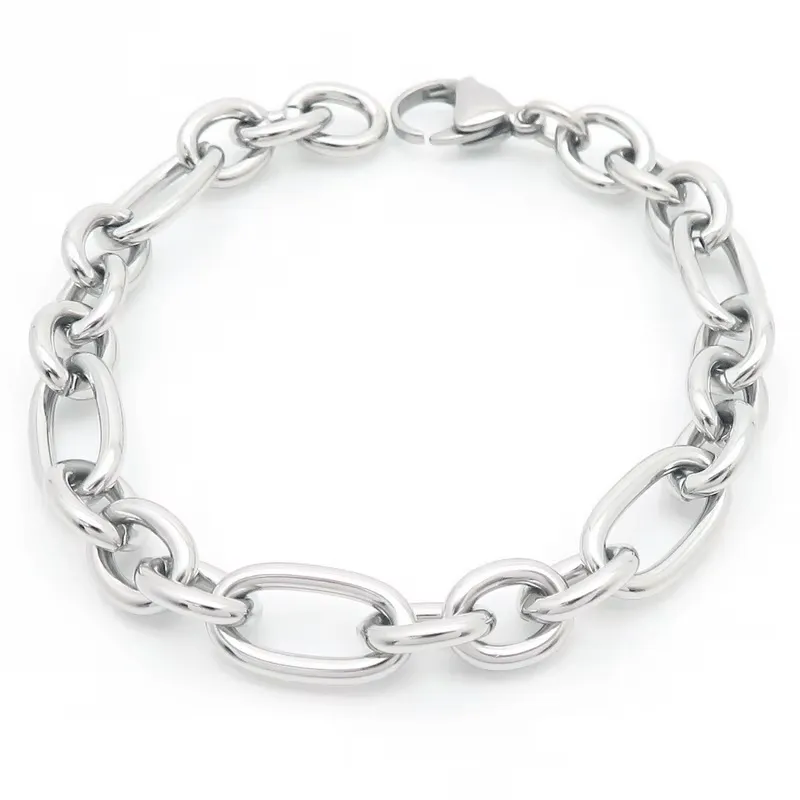 Casual Charm Stainless Steel Splicing Chain Design (Free)