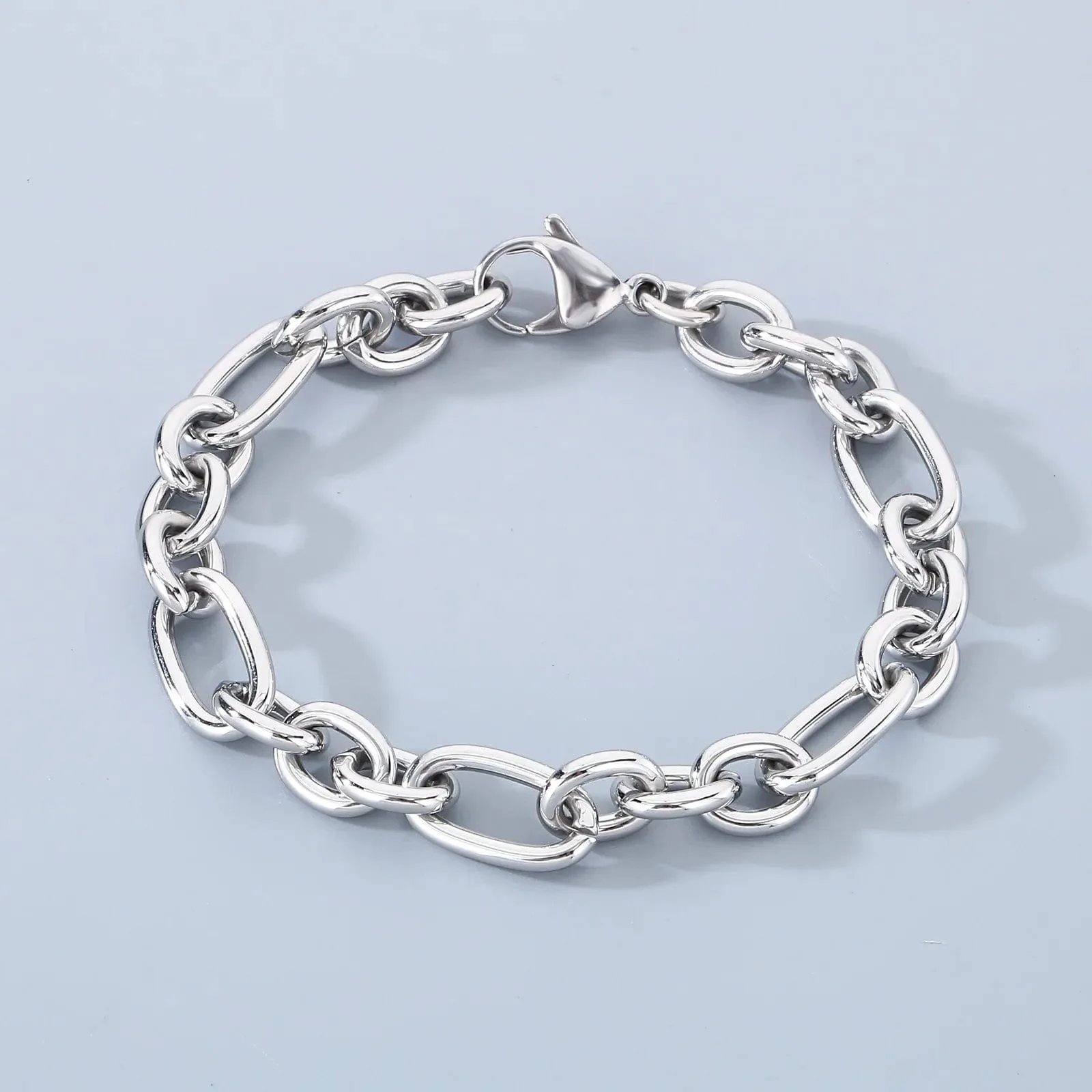 Casual Charm Stainless Steel Splicing Chain Design (Free)