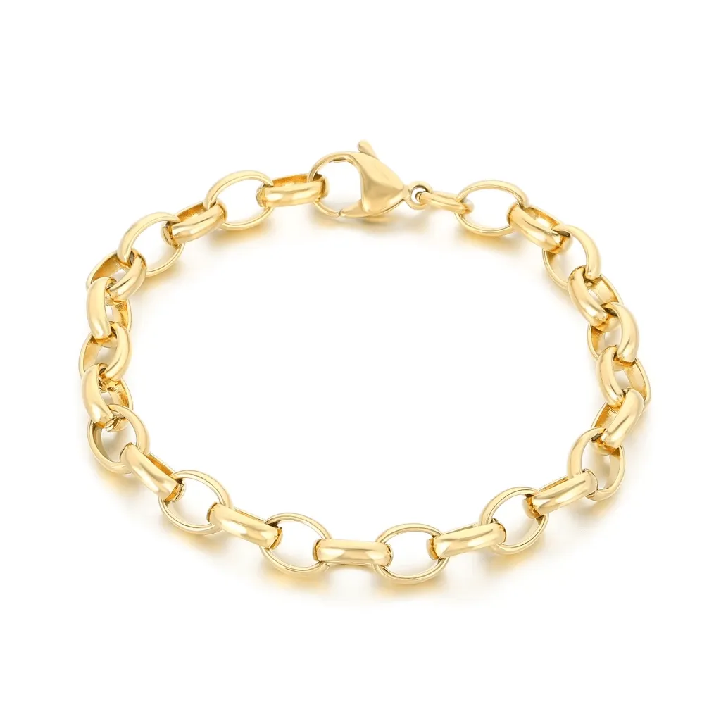 Casual Charm Stainless Steel Splicing Chain Design (Free)