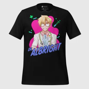 CLINIC OF HORRORS - DR. ALBRIGHT UNISEX T-SHIRT