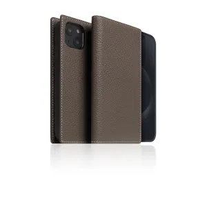 D8 [MagSafe Detachable] Full Grain Leather Diary Case for iPhone 15 (Etoffe Cream)