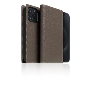 D8 [MagSafe Detachable] Full Grain Leather Diary Case for iPhone 15 Pro Max (Etoffe Cream)