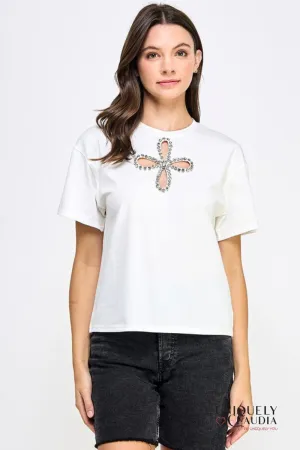 Daisy Embellished Tee