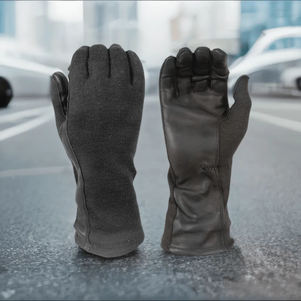 Damascus Flight Gloves with Nomex and Leather Palms