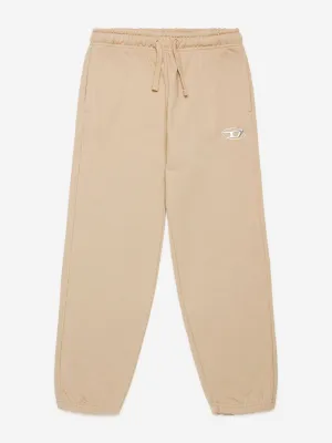 Diesel Kids Logo Joggers in Beige