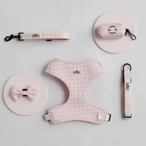 Dog Harness, Lead, Collar Set - Size Small - Pink